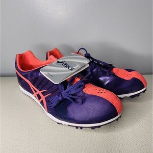 ASICS Womens Hyper-Rocketgirl 6 Track & Field Shoes Purple G355N Low Top 7.5 New